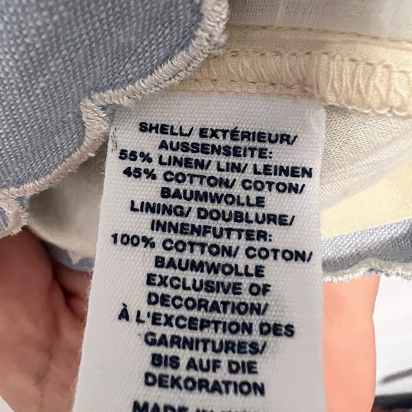 NWT Gap Kids linen/cotton dress, 12-18 months Butterfly eyelet, w/ diaper cover. - Picture 15 of 15